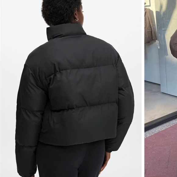 SOLD Cropped Puffer Jacket - Picture 3 of 4